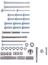 Hardware ONLY kit for 551582 - ICT Billet 551582 Hardware ONLY