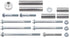 Hardware ONLY kit for 551667EWP-3 - ICT Billet 551667EWP-3 Hardware ONLY