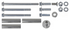 Hardware ONLY kit for 551706-3 - ICT Billet 551706-3 Hardware ONLY
