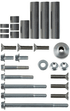 Hardware ONLY kit for 551792-2 - ICT Billet 551792-2 Hardware ONLY