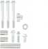 Hardware ONLY kit for 551887-2 - ICT Billet 551887-2 Hardware ONLY