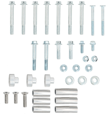 Hardware ONLY kit for BKT-LS01-E1-1 - ICT Billet BKT-LS01-E1-1 Hardware ONLY