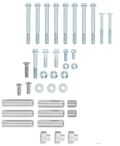 Hardware ONLY kit for BKT-LS01-E1-2 - ICT Billet BKT-LS01-E1-2 Hardware ONLY