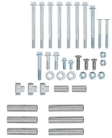 Hardware ONLY kit for BKT-LS01-E1-3 - ICT Billet BKT-LS01-E1-3 Hardware ONLY