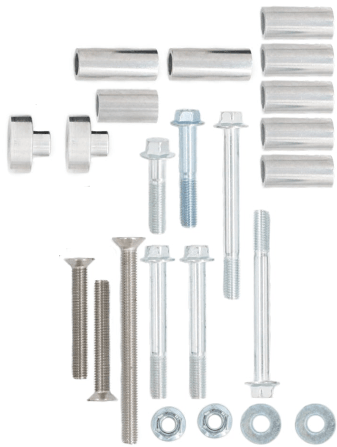Hardware ONLY kit for BKT-LS01-E2-3 - ICT Billet BKT-LS01-E2-3 Hardware ONLY
