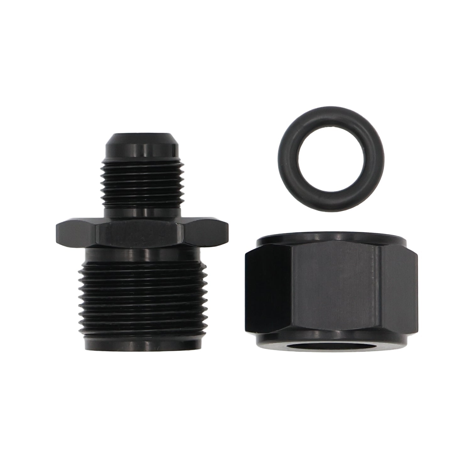 Heater Core 3/4 (.750) Hose Barb Outlet to - 10AN Adapter - ICT Billet F10AN750CP