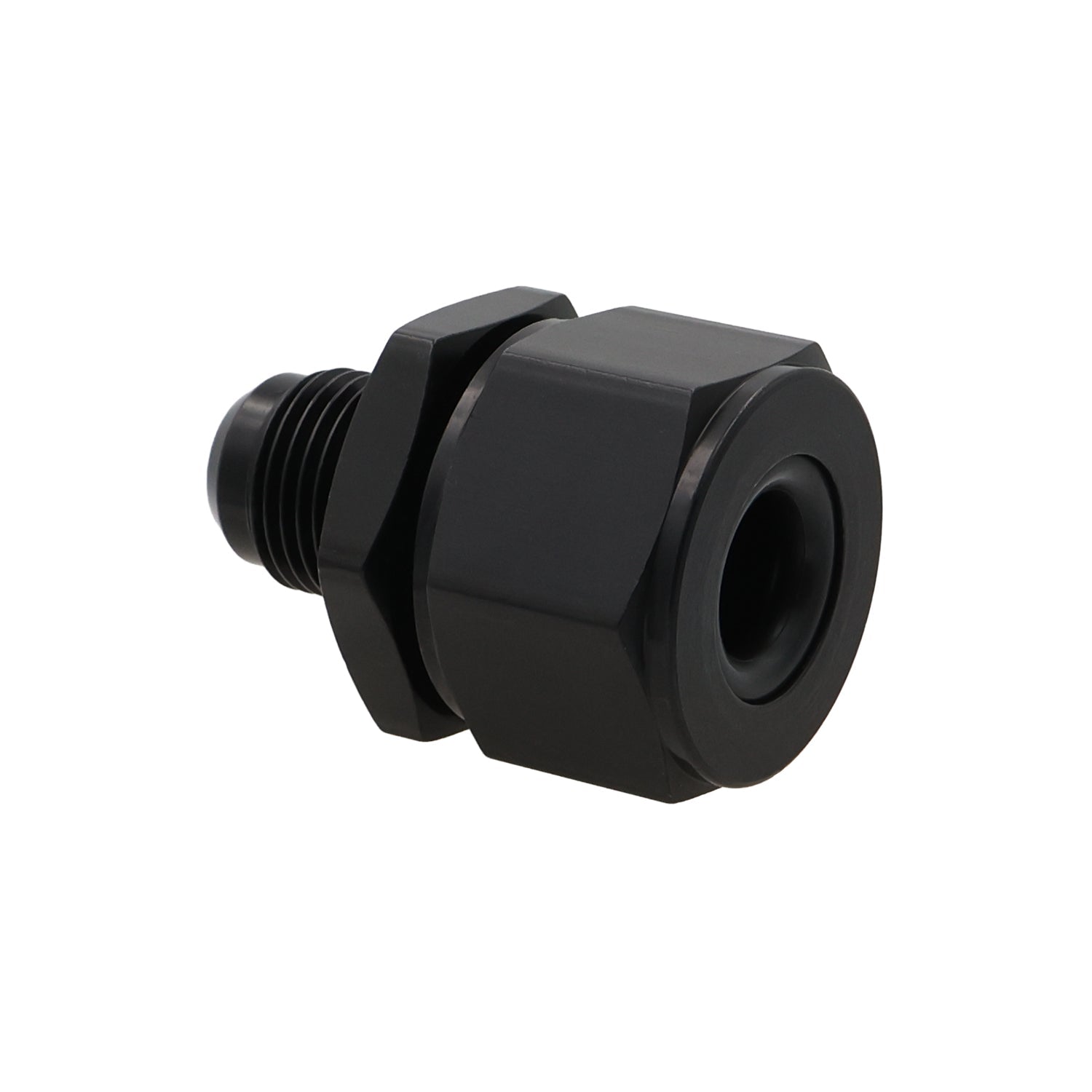 Heater Core 3/4 (.750) Hose Barb Outlet to - 10AN Adapter - ICT Billet F10AN750CP