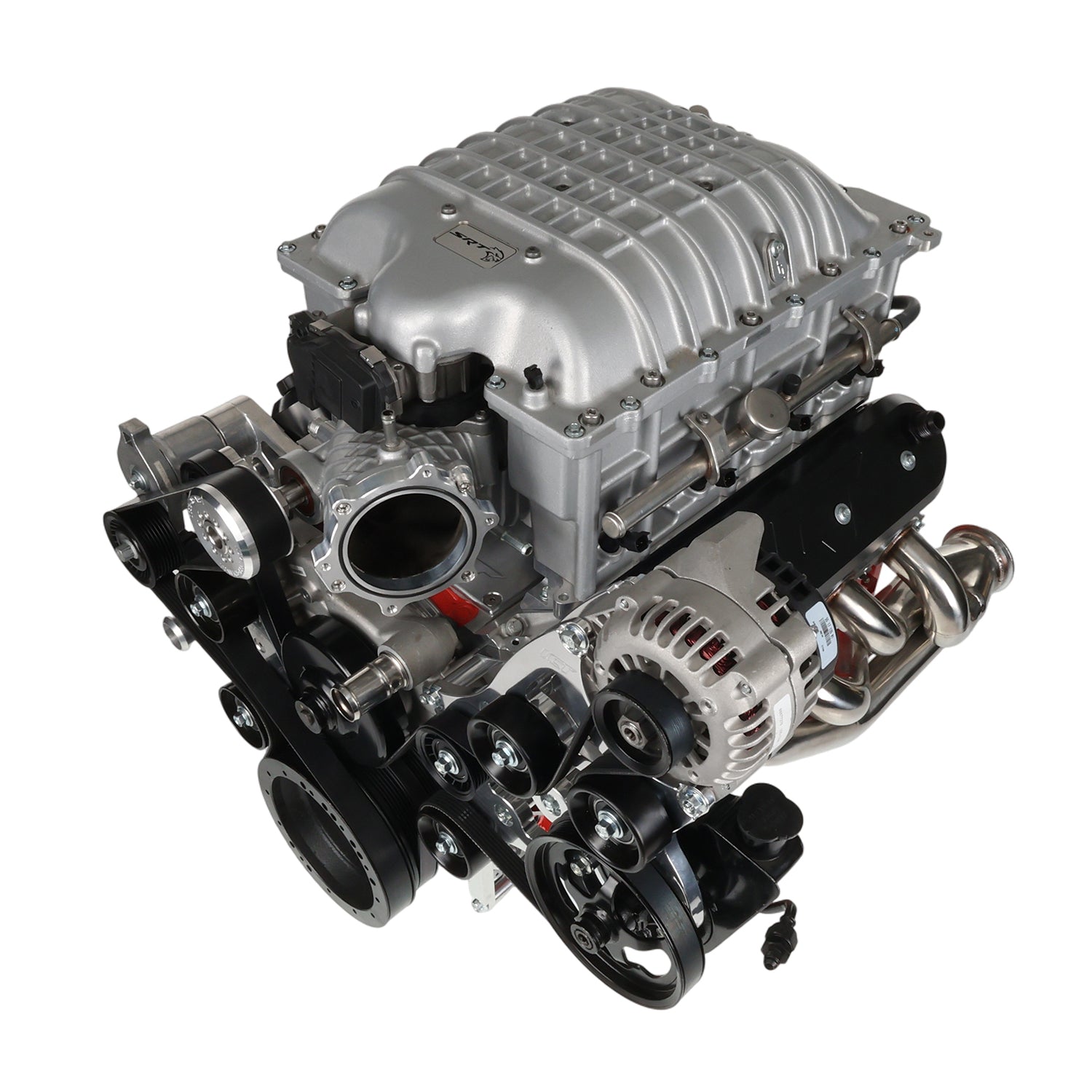 Hellcat Supercharger to LS Cathedral Head Adapter Kit - ICT Billet INA - LS1 - HC01