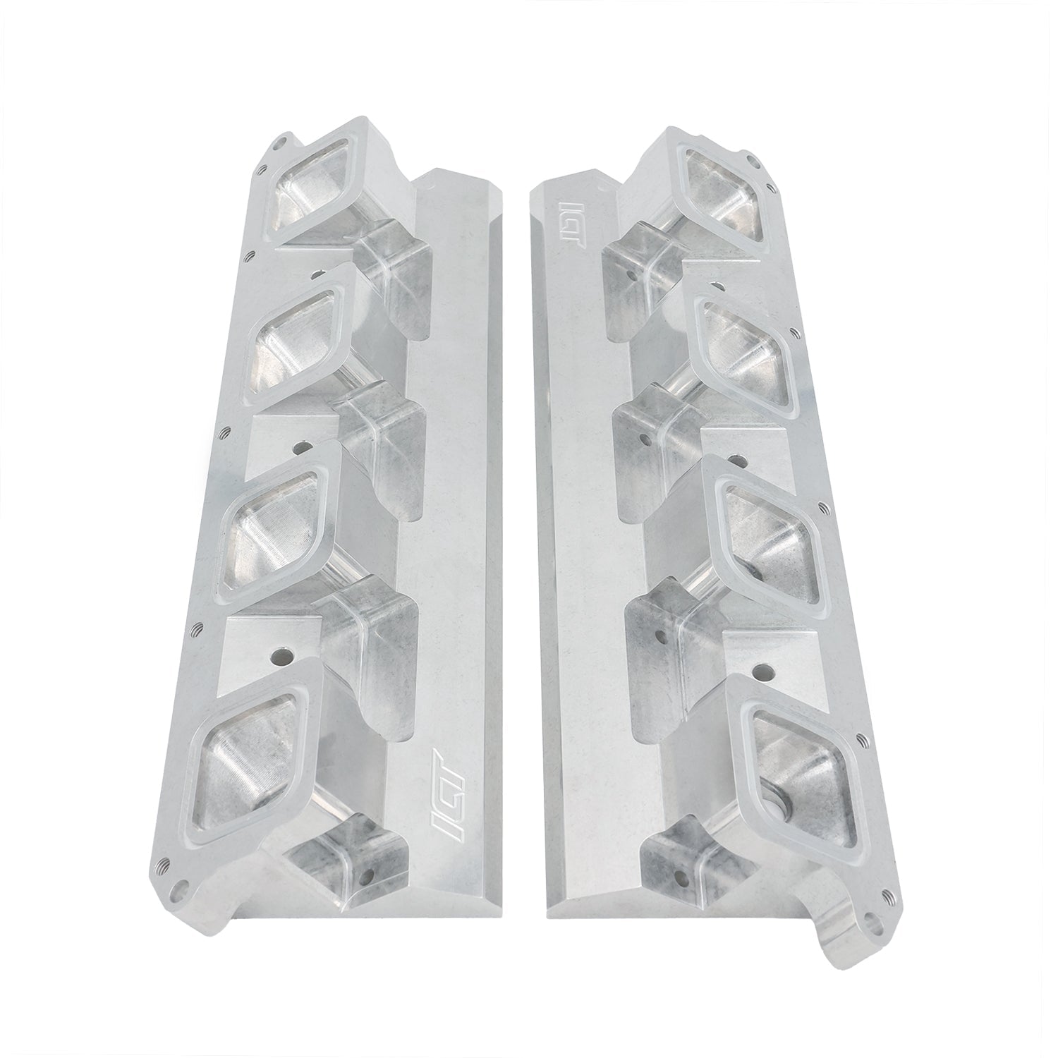 Hellcat Supercharger to LS Cathedral Head Adapter Kit - ICT Billet INA - LS1 - HC01