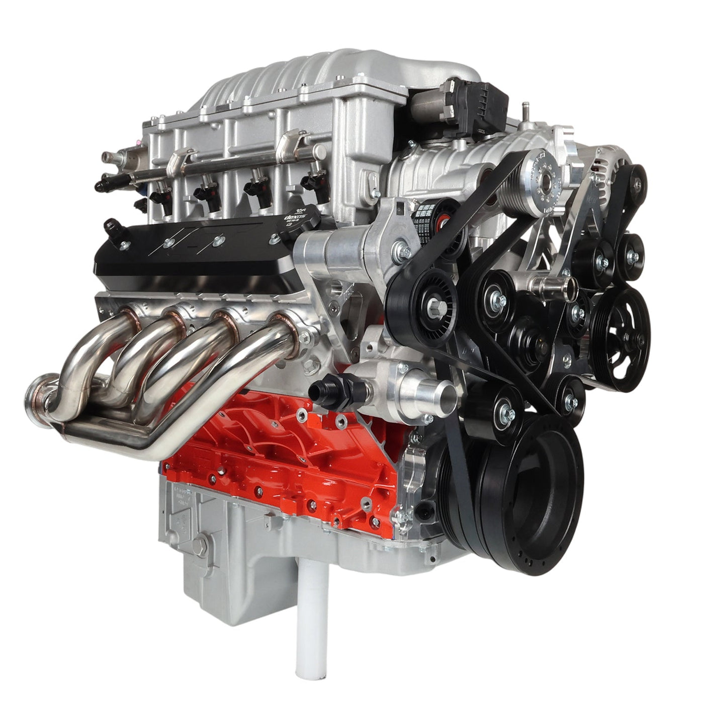 Adapter Hell Hellcat Supercharger to LS Cathedral Head Adapter Kit – ICT Billet