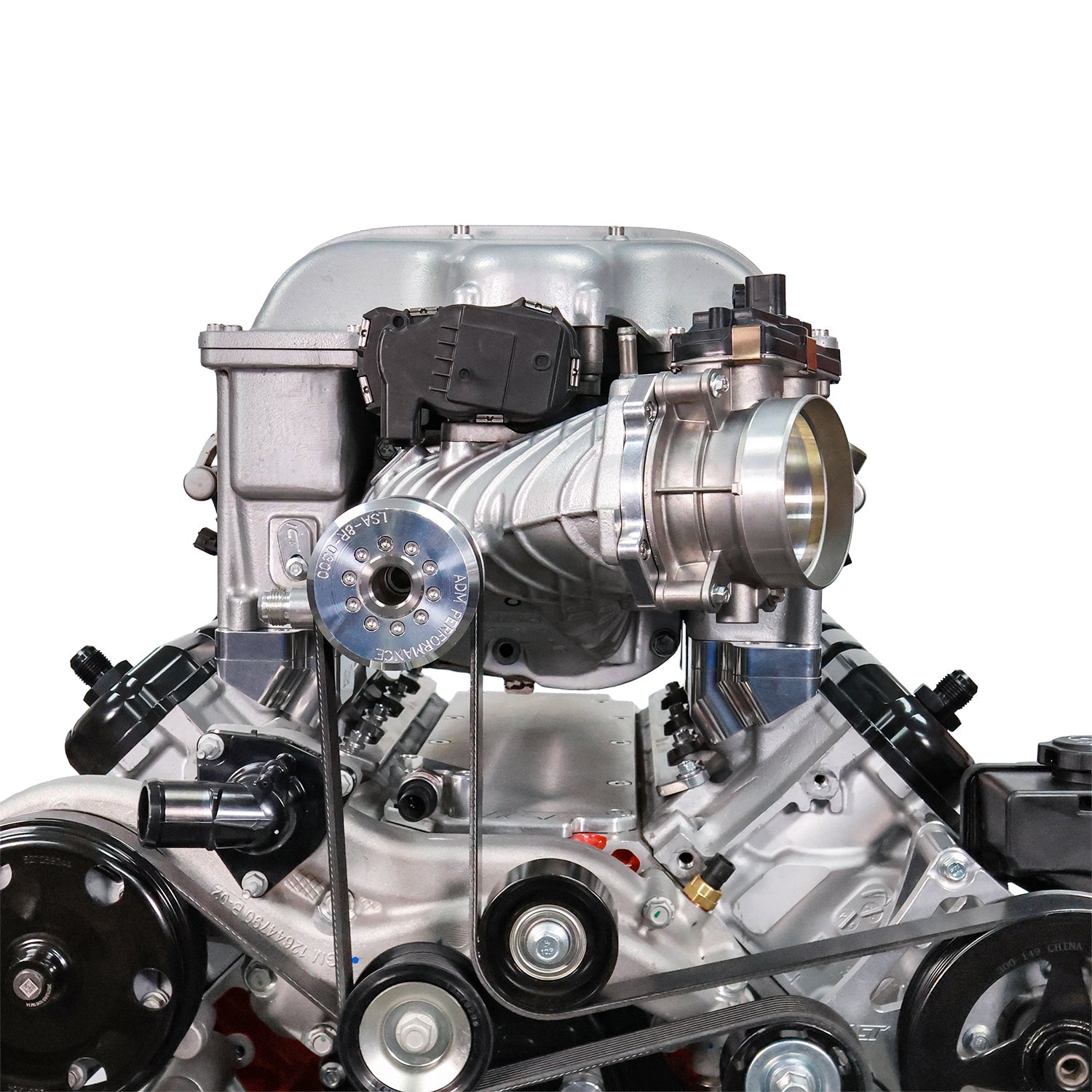 Hellcat Supercharger to LT Engine Adapter Kit - ICT Billet INA-LT-HC01