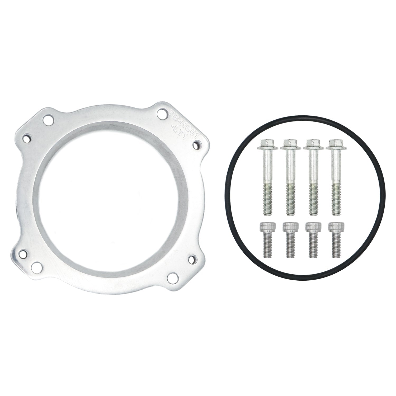 Hellcat Supercharger to LT1 Throttle Body Adapter - ICT Billet TB-HC01-LT1