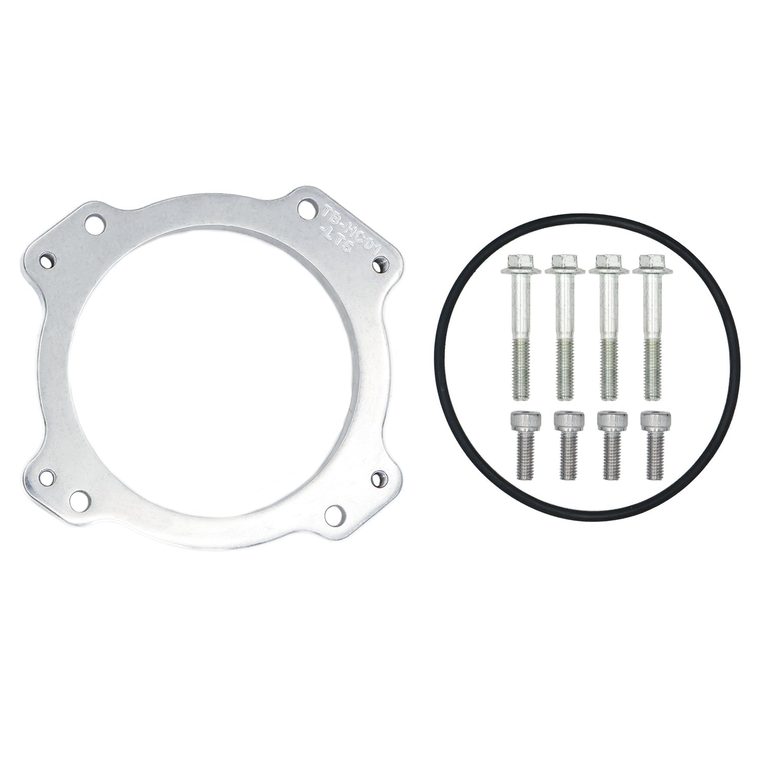 Hellcat Supercharger to LT5 Throttle Body Adapter - ICT Billet TB-HC01-LT5