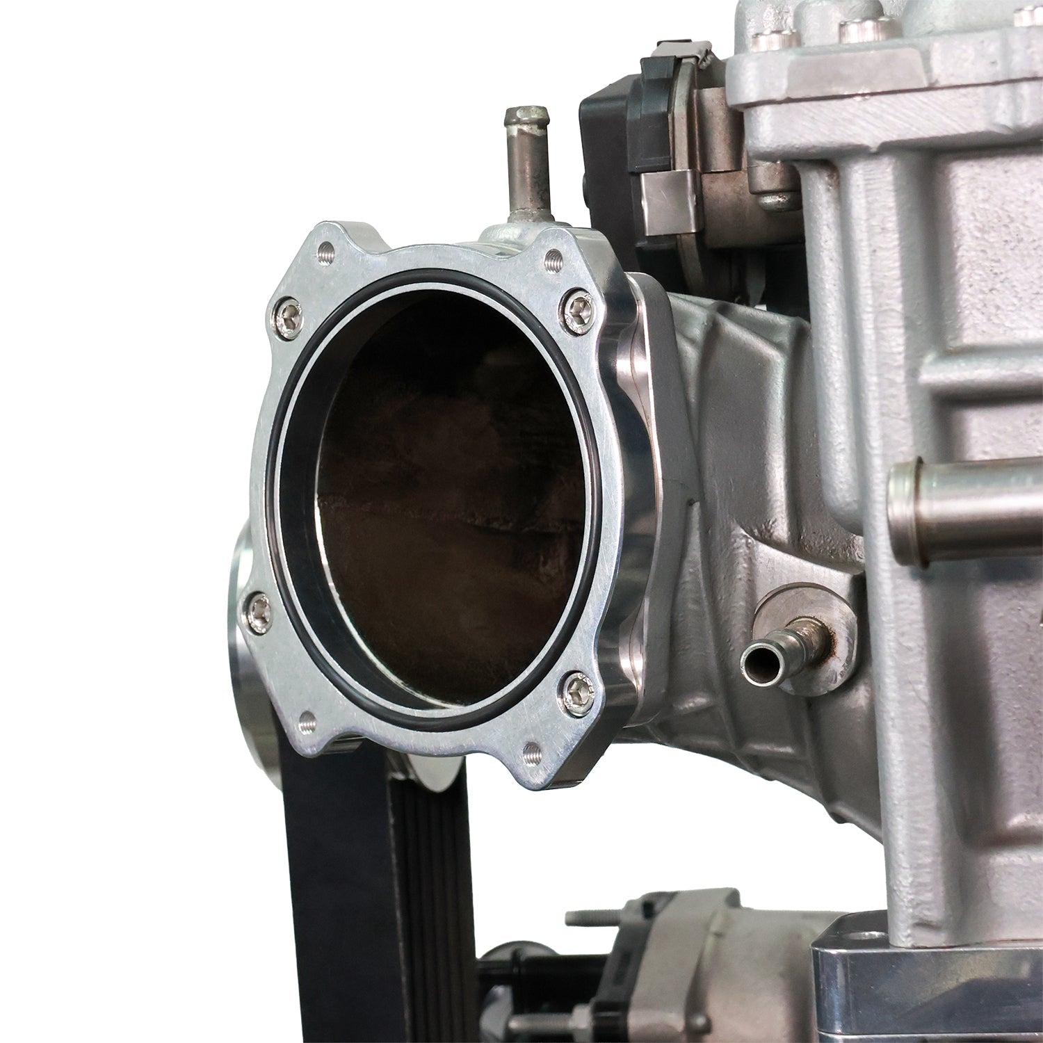 Hellcat Supercharger to LT5 Throttle Body Adapter - ICT Billet TB-HC01-LT5