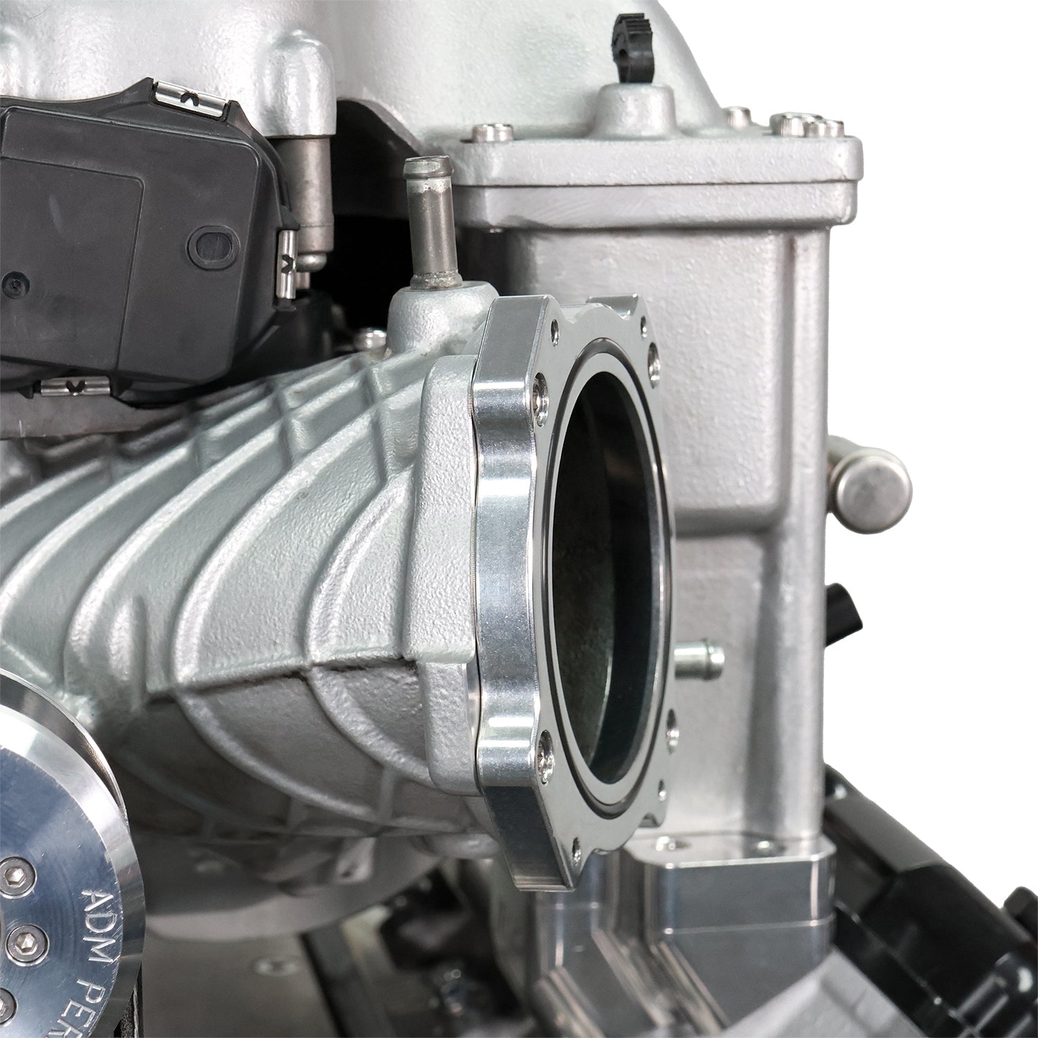Hellcat Supercharger to LT5 Throttle Body Adapter - ICT Billet TB-HC01-LT5