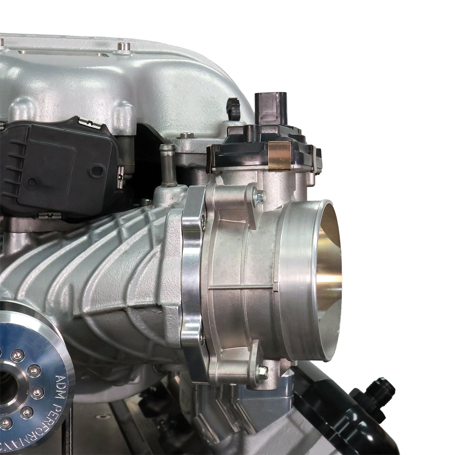 Hellcat Supercharger to LT5 Throttle Body Adapter - ICT Billet TB-HC01-LT5