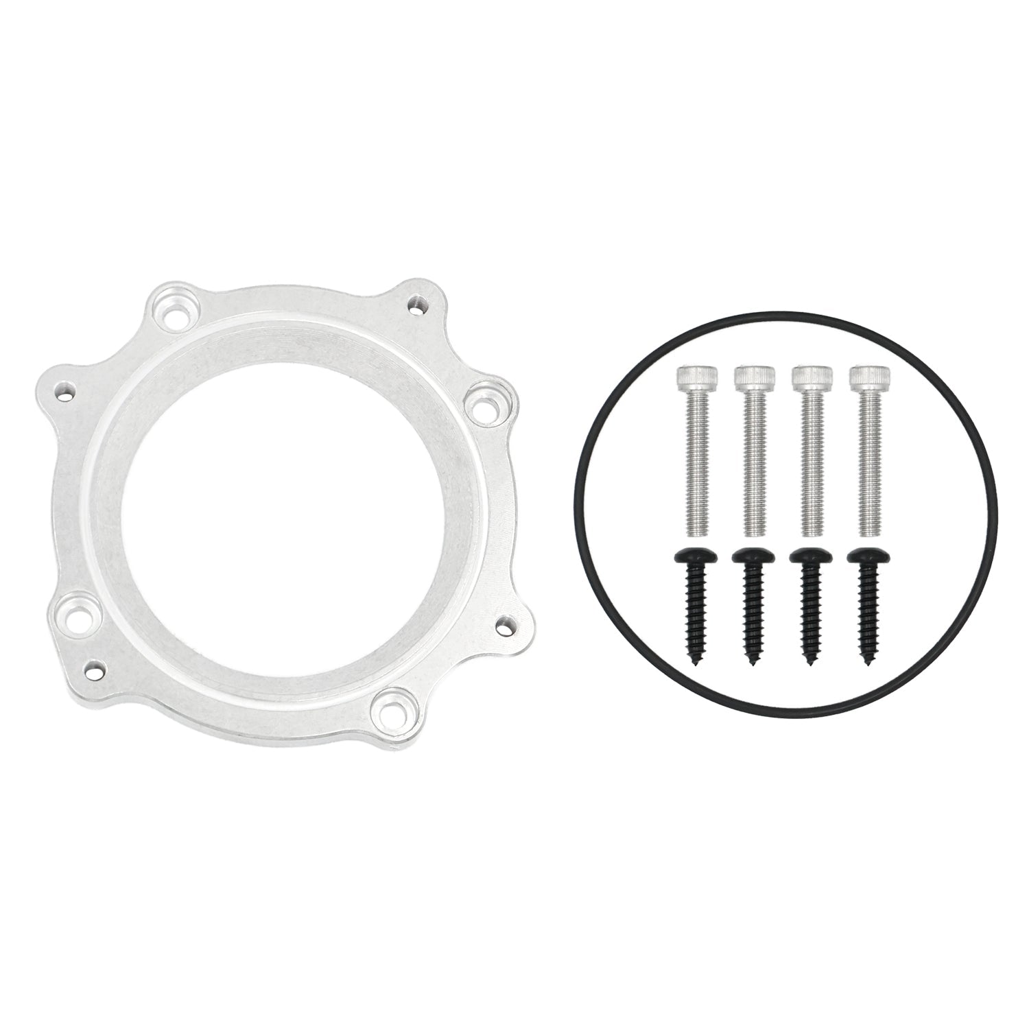 Hellcat Throttle Body to 5.7L Hemi Intake Manifold Adapter - ICT Billet TB-HE57-HC01