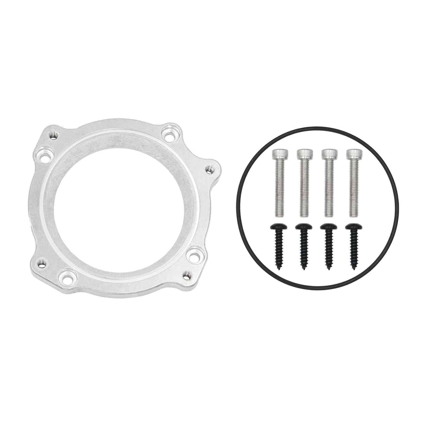 Hellcat Throttle Body to 6.4L Hemi Intake Manifold Adapter - ICT Billet TB-HE64-HC01