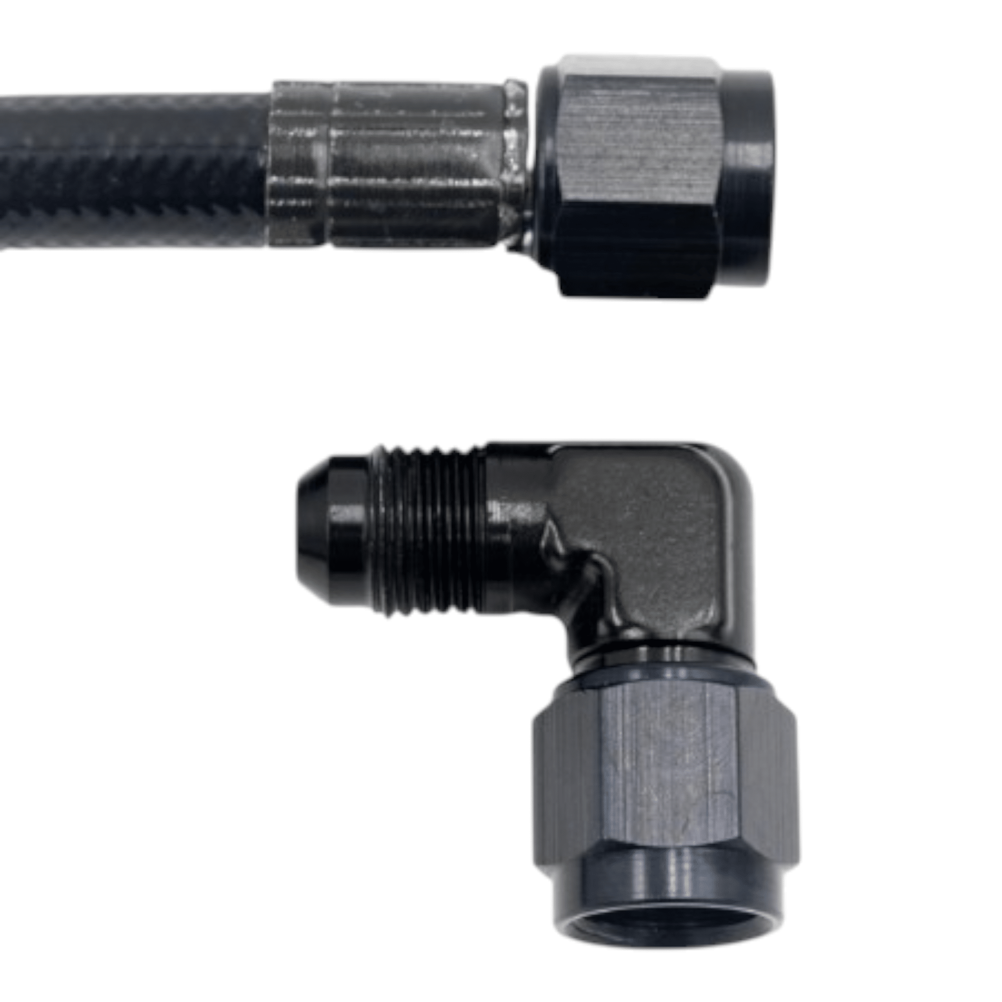 High Pressure -6AN Power Steering Hose - 48 Inch - ICT Billet 551082-HP48