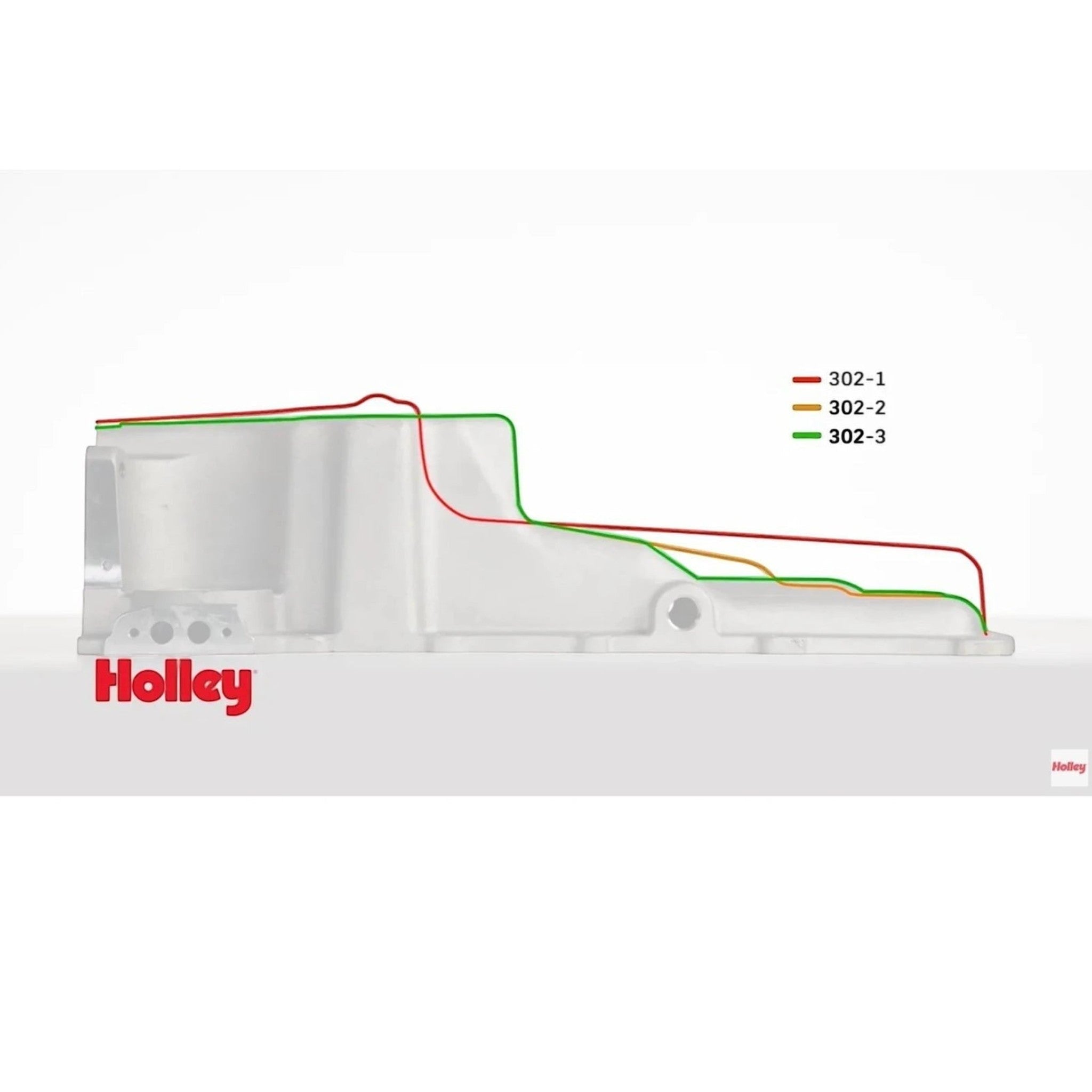 Holley 302-2 LS Swap Oil Pan - ICT Billet HLY-302-2BK