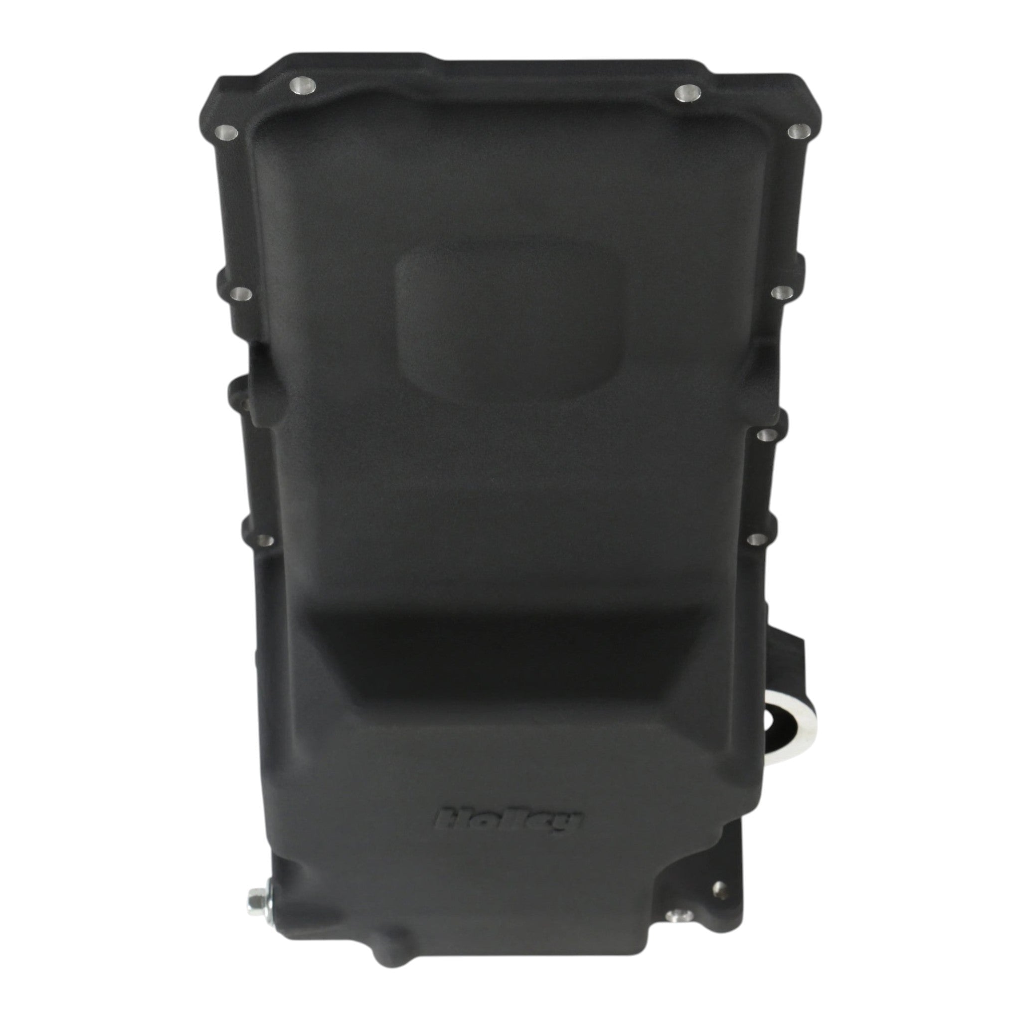 Holley 302-3 GM LS Swap Oil Pan - Black - Most Front Clearance - ICT Billet HLY-302-3BK