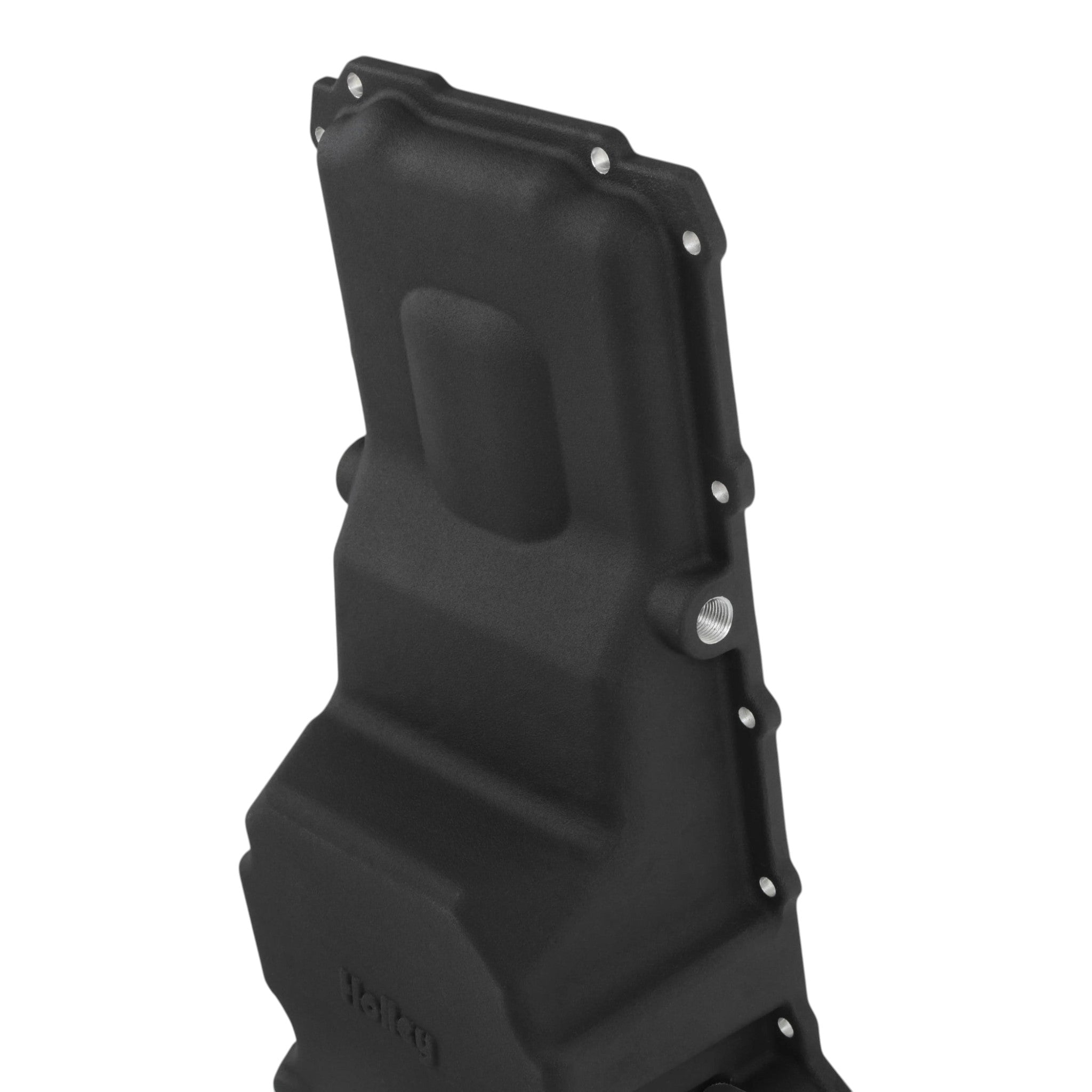 Holley 302-3 GM LS Swap Oil Pan - Black - Most Front Clearance - ICT Billet HLY-302-3BK