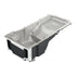 Holley 302-3 GM LS Swap Oil Pan - Black - Most Front Clearance - ICT Billet HLY-302-3BK