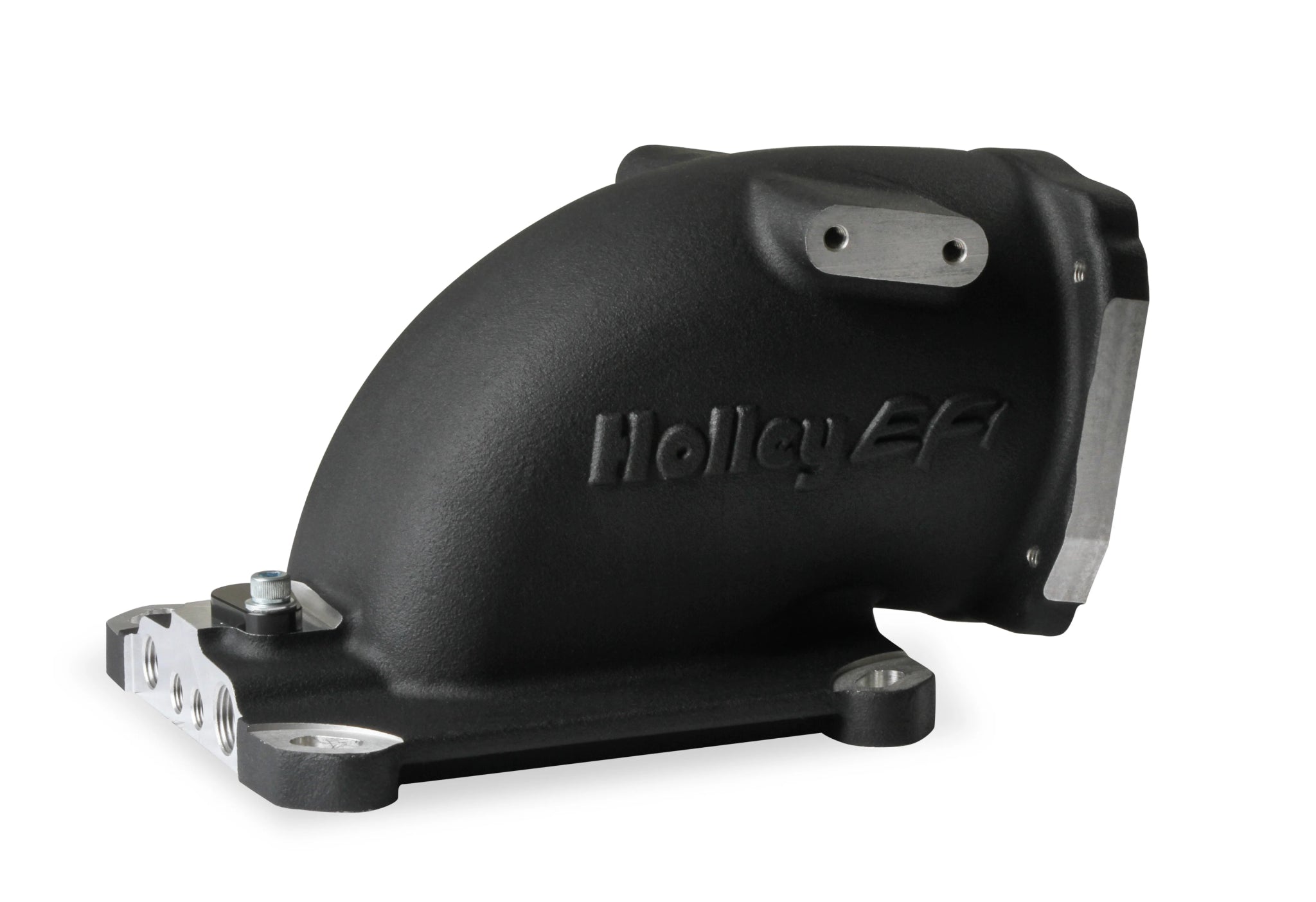 Holley 4150 Throttle Body Elbow– Black - ICT Billet HLY - 300 - 240BK