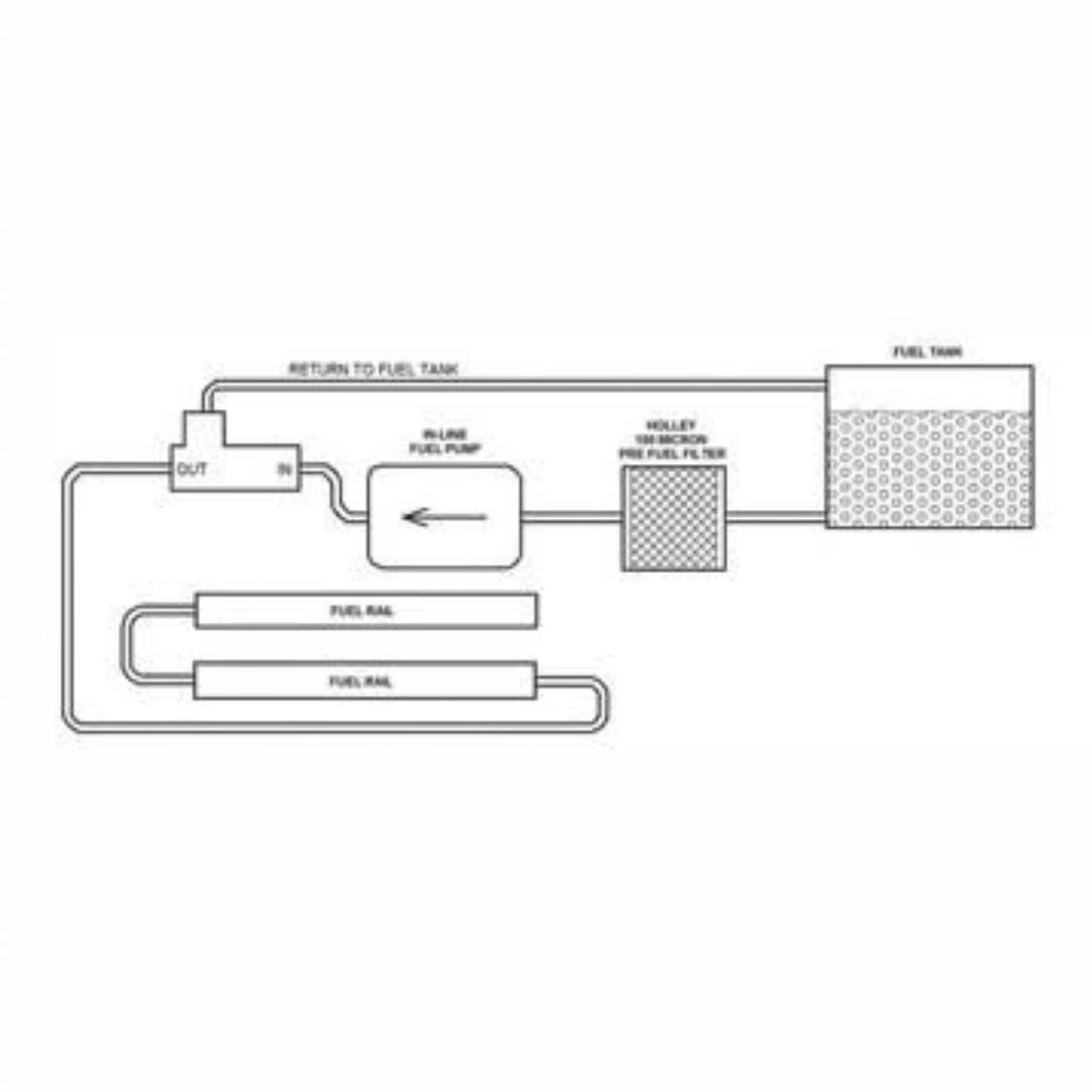 Holley EFI Filter Regulator -8AN - ICT Billet HLY-12-876