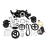 Holley LS Mid-Mount Complete Accessory System - ICT Billet HLY-20-185BK