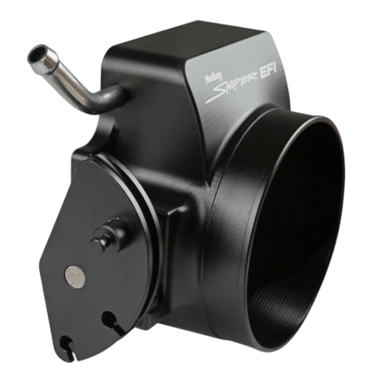 Holley LS Throttle Body - Cable 102mm (4-Bolt) - ICT Billet HLY-860005-1