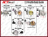 Holley LS Throttle Body - Cable 102mm (4-Bolt) - ICT Billet HLY-860005-1