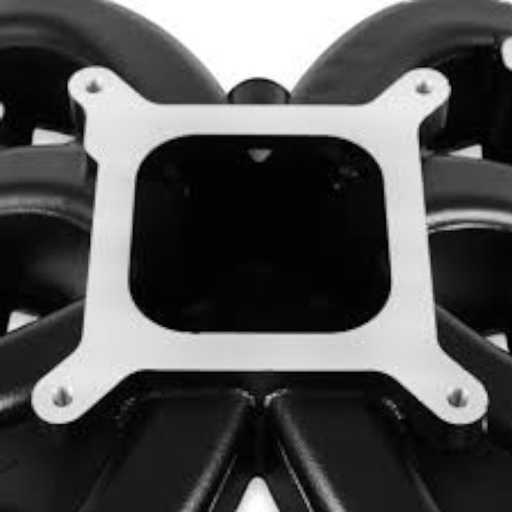Holley LS1 Single Plane Carbureted Intake Manifold – Black - ICT Billet HLY-300-132BK