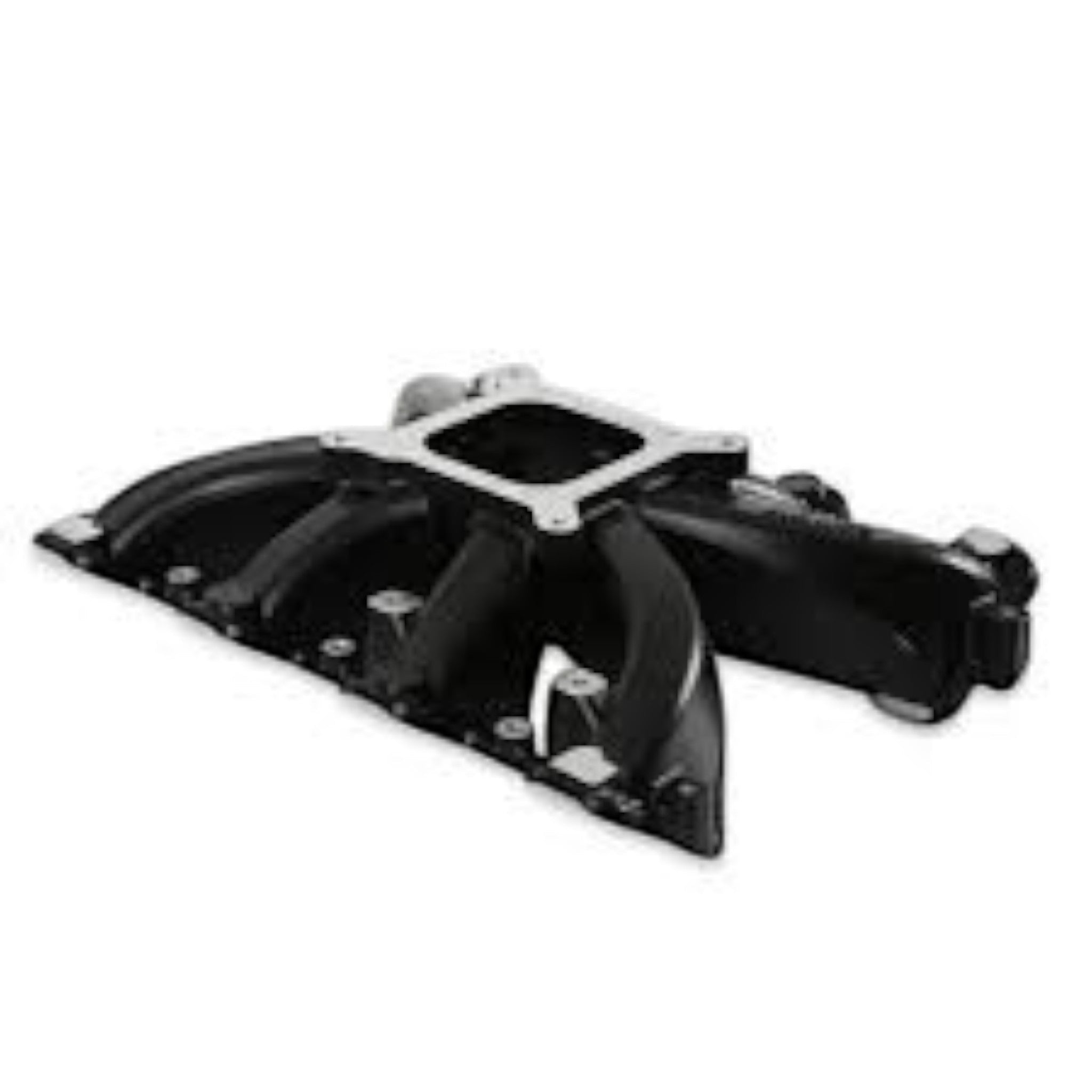 Holley LS1 Single Plane Carbureted Intake Manifold – Black - ICT Billet HLY-300-132BK