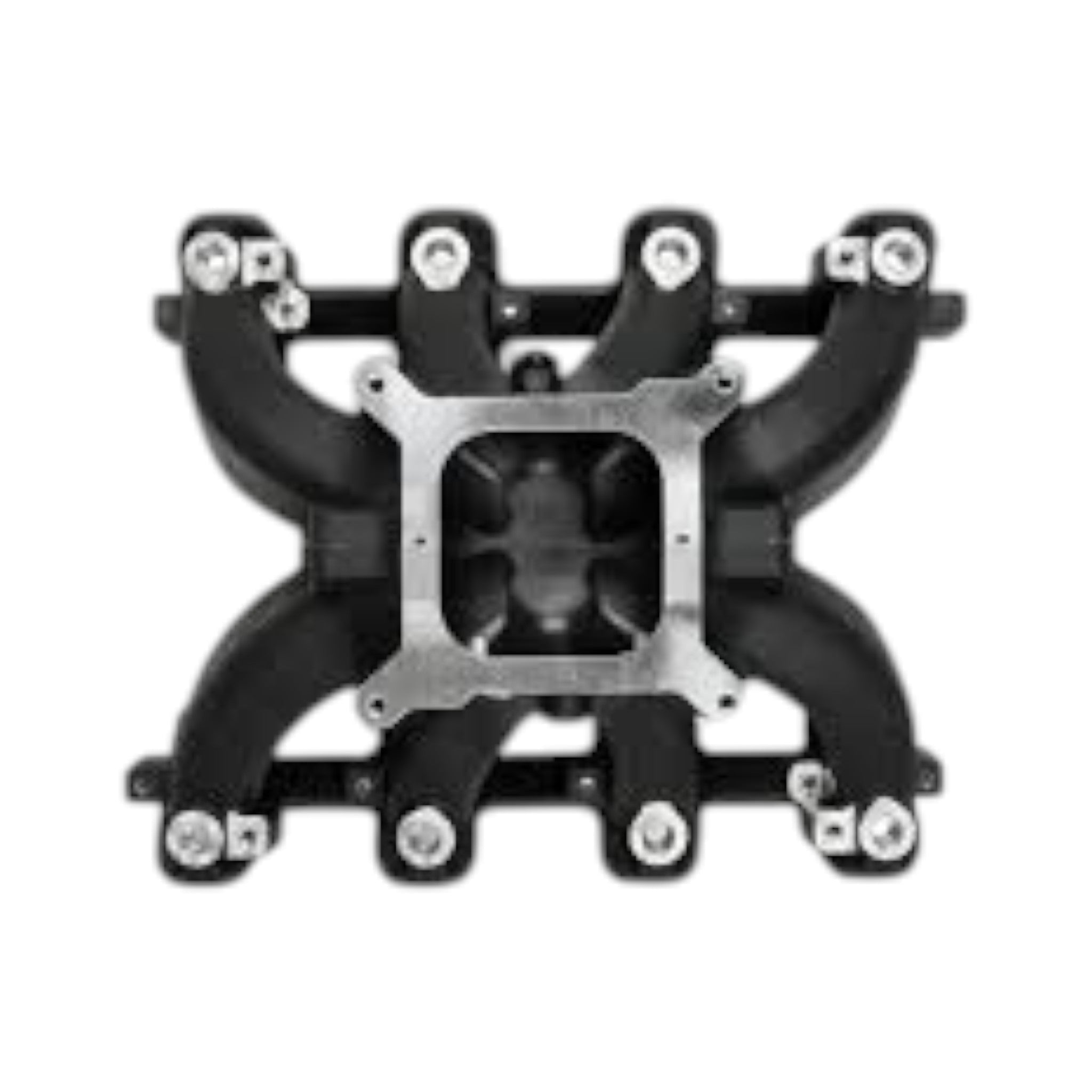 Holley LS1 Single Plane EFI Split-Design Race Intake Manifold – Black - ICT Billet HLY-300-255BK