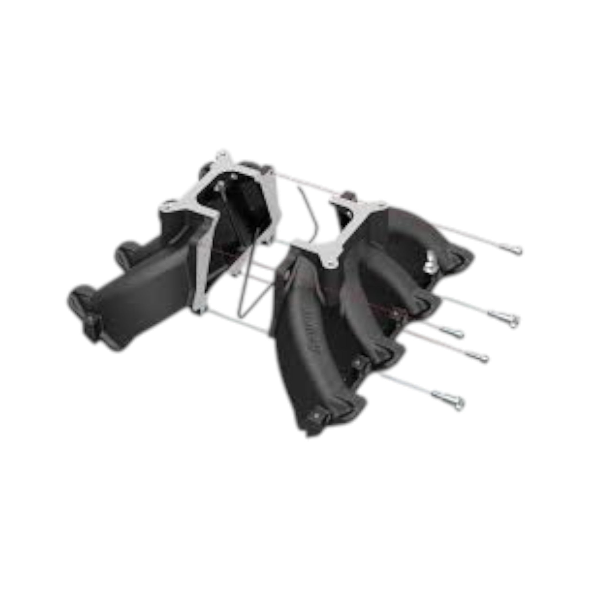 Holley LS1 Single Plane EFI Split-Design Race Intake Manifold – Black - ICT Billet HLY-300-255BK