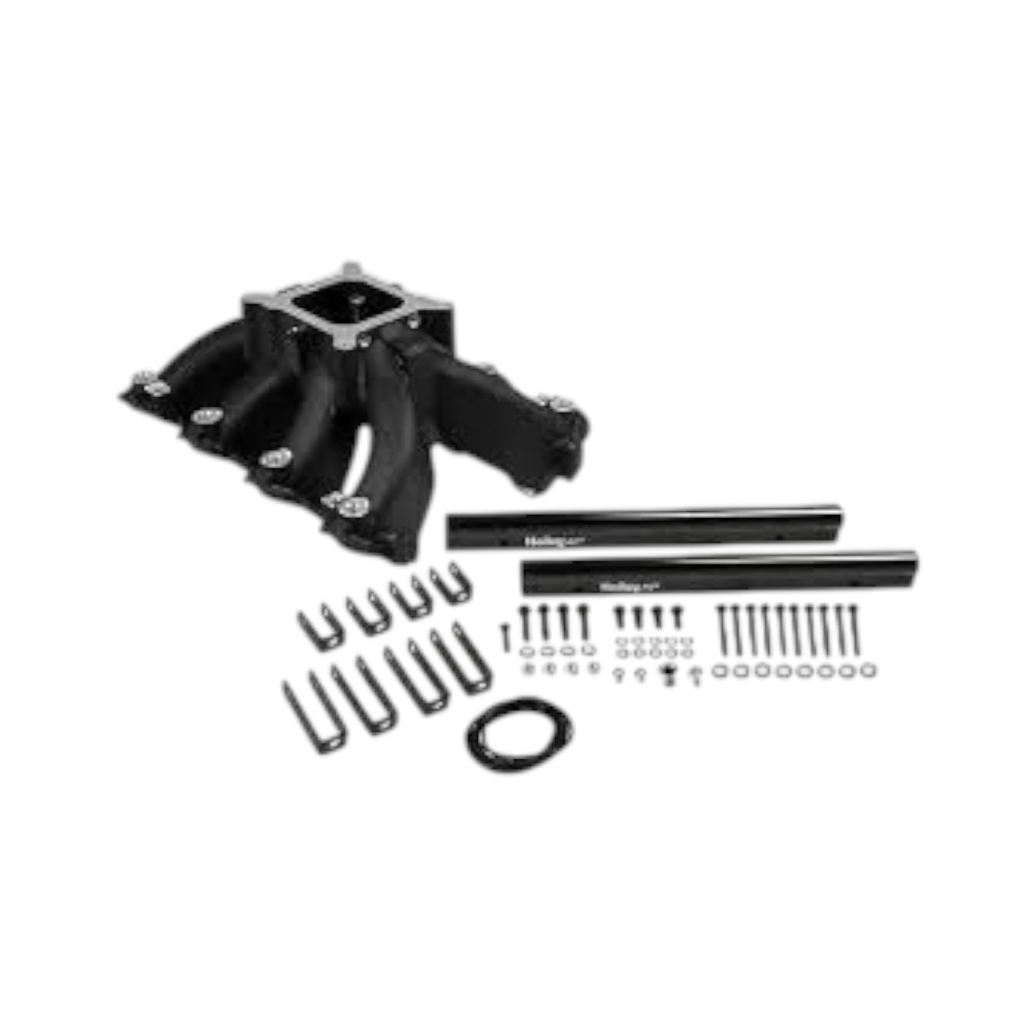 Holley LS1 Single Plane EFI Split-Design Race Intake Manifold – Black - ICT Billet HLY-300-255BK