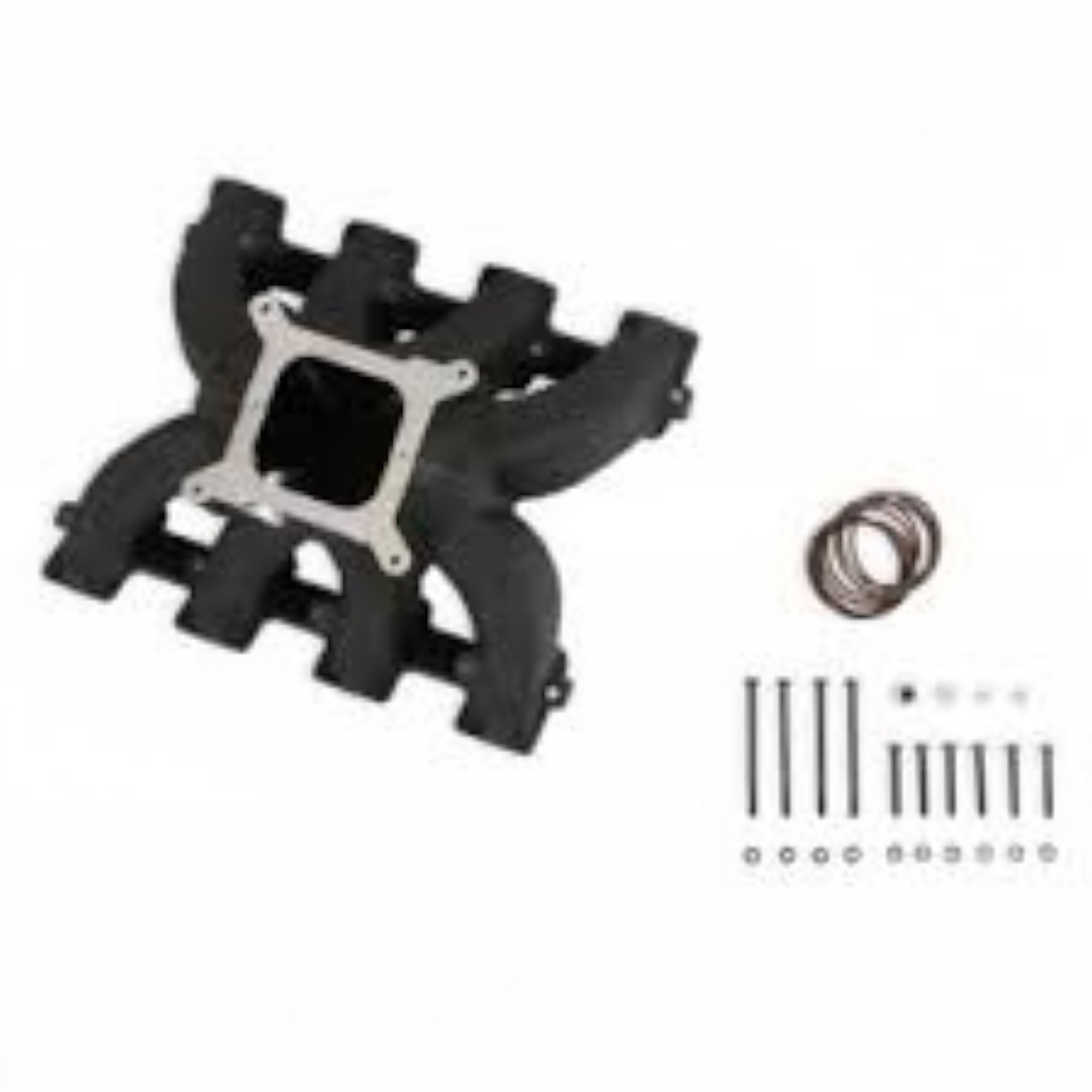 Holley LS3 Single Plane Carbureted Intake Manifold – Black - ICT Billet HLY-300-131BK