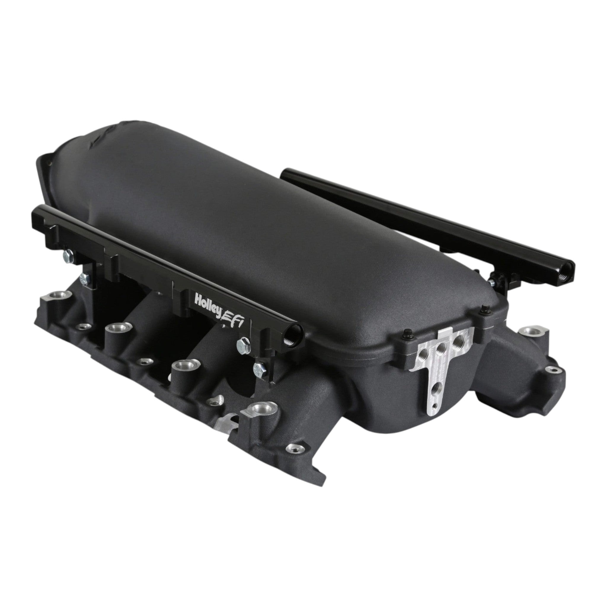 Holley - LT Lo Ram Intake Manifold w/ Port Injection - ICT Billet HLY-300-718BK