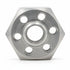 ICT Billet 8HP transmission fluid fill adapter made from machined aluminum with a hexagonal head and leak holes.