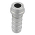 ICT Billet 5/16 inch aluminum weldable hose barb fitting with bare metal finish for custom automotive fabrication