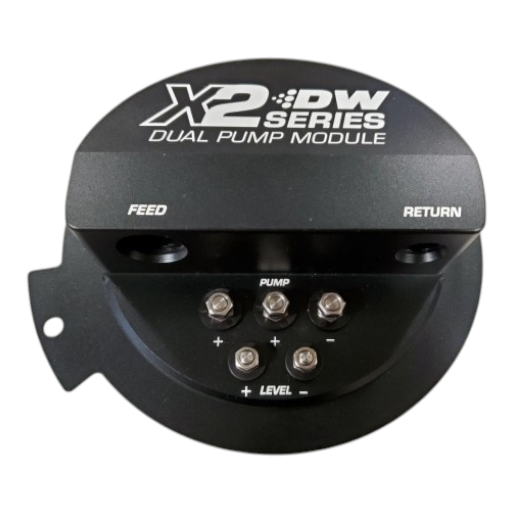 ICT Billet Deatschwerks X2 dual fuel pump module with DW420 pumps for Camaro and CTS-V performance upgrades