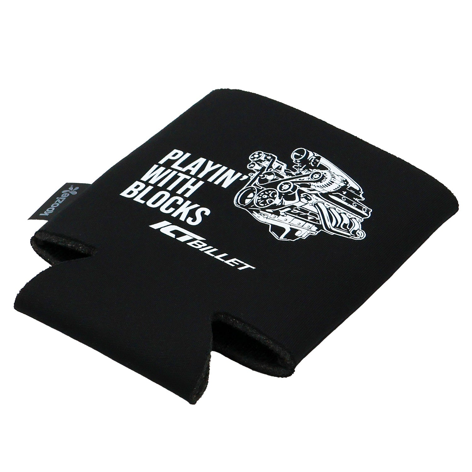 ICT Billet - Koozie Can Cooler - Playin With Blocks - ICT Billet KOOZIE-STANDARD-BLOCKS