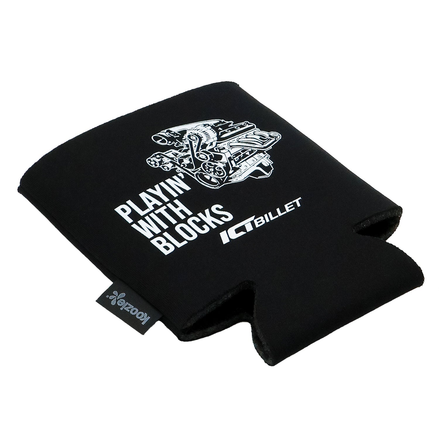 ICT Billet - Koozie Can Cooler - Playin With Blocks - ICT Billet KOOZIE-STANDARD-BLOCKS