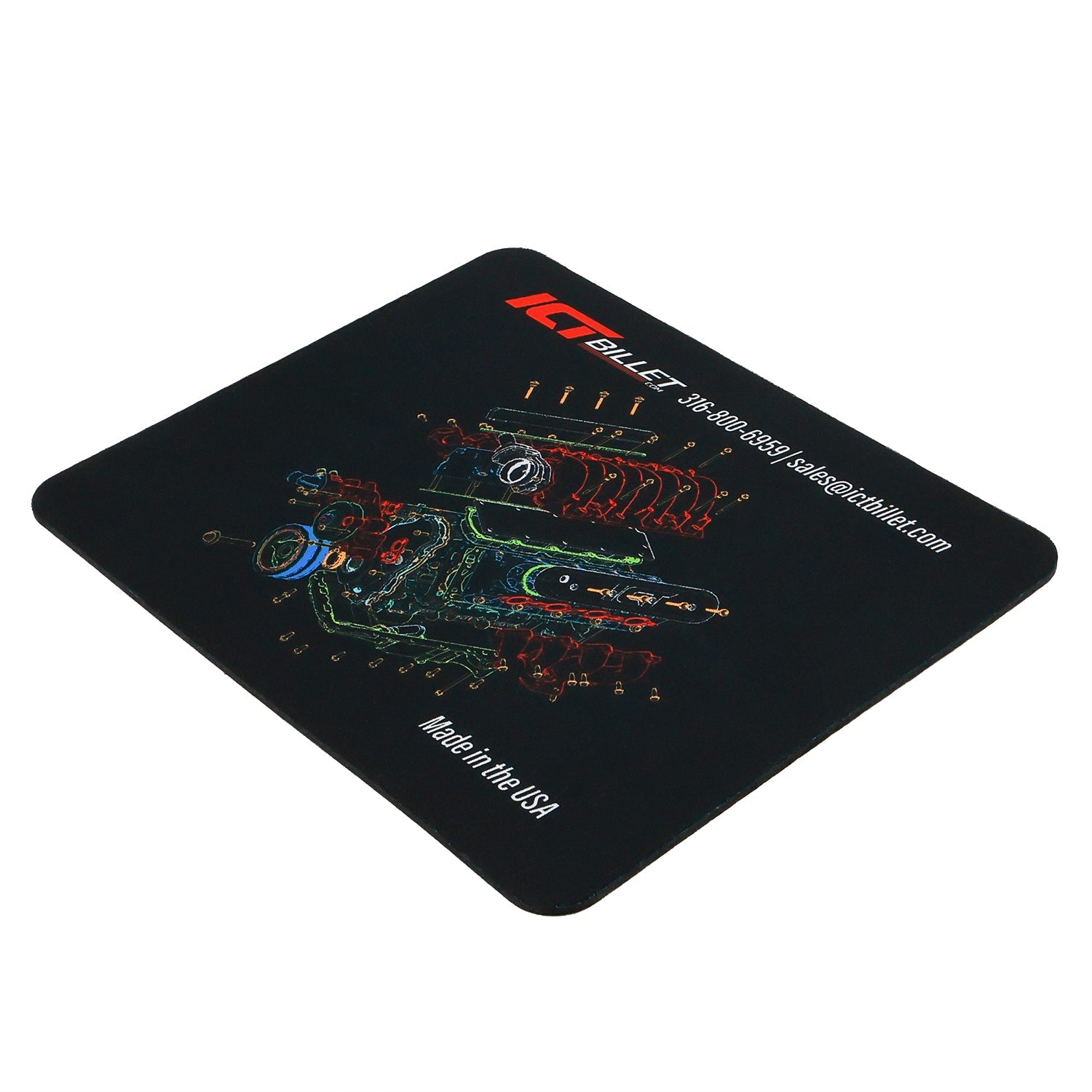 ICT Billet - LS Engine Mouse Pad - ICT Billet MPAD-LS3