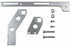 ICT Billet LS3 throttle cable bracket kit for sheet metal intake manifolds made from 6061-T6 billet aluminum