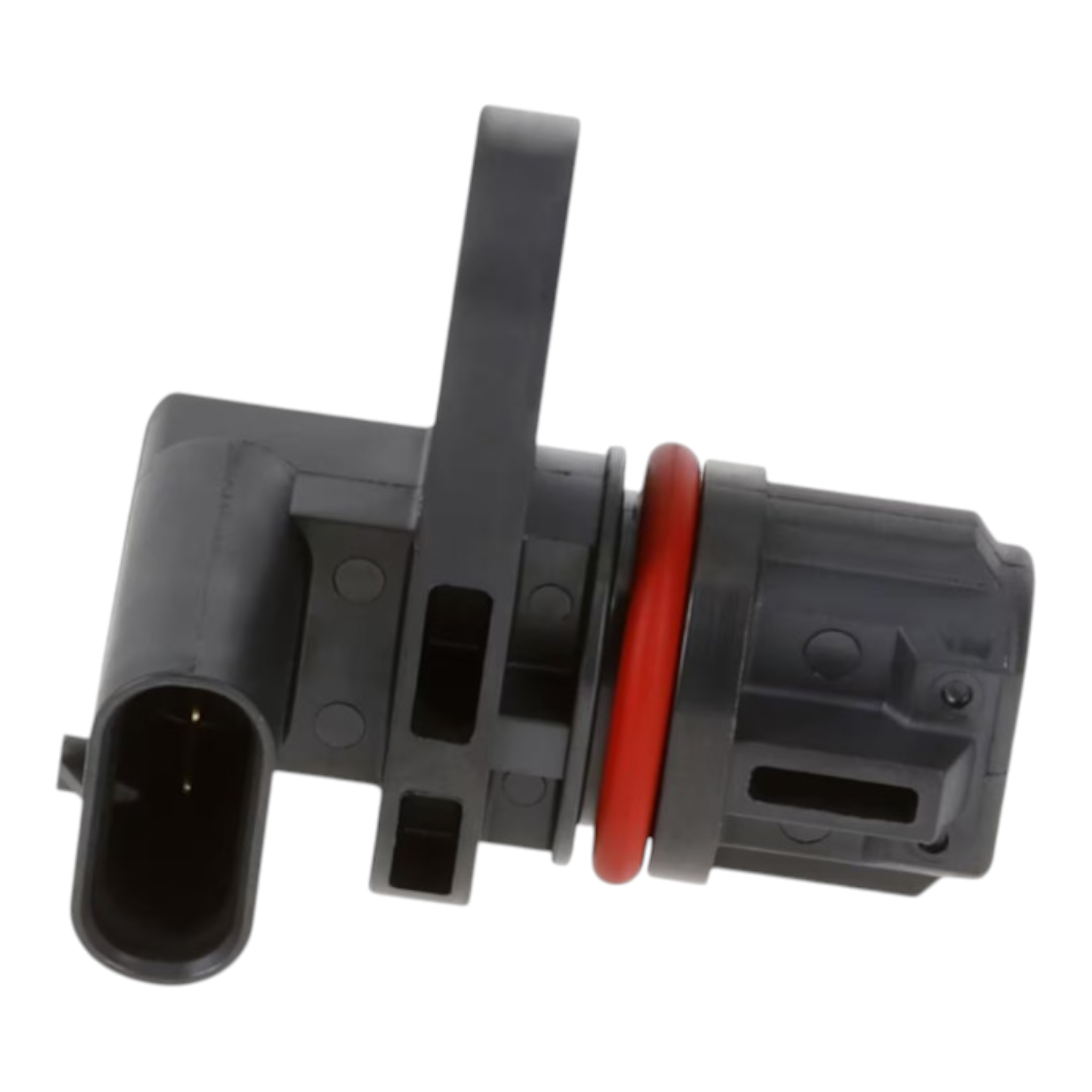 ICT Billet BTR Gen V LT VVT conversion camshaft position sensor with black housing and red rubber O-ring seal