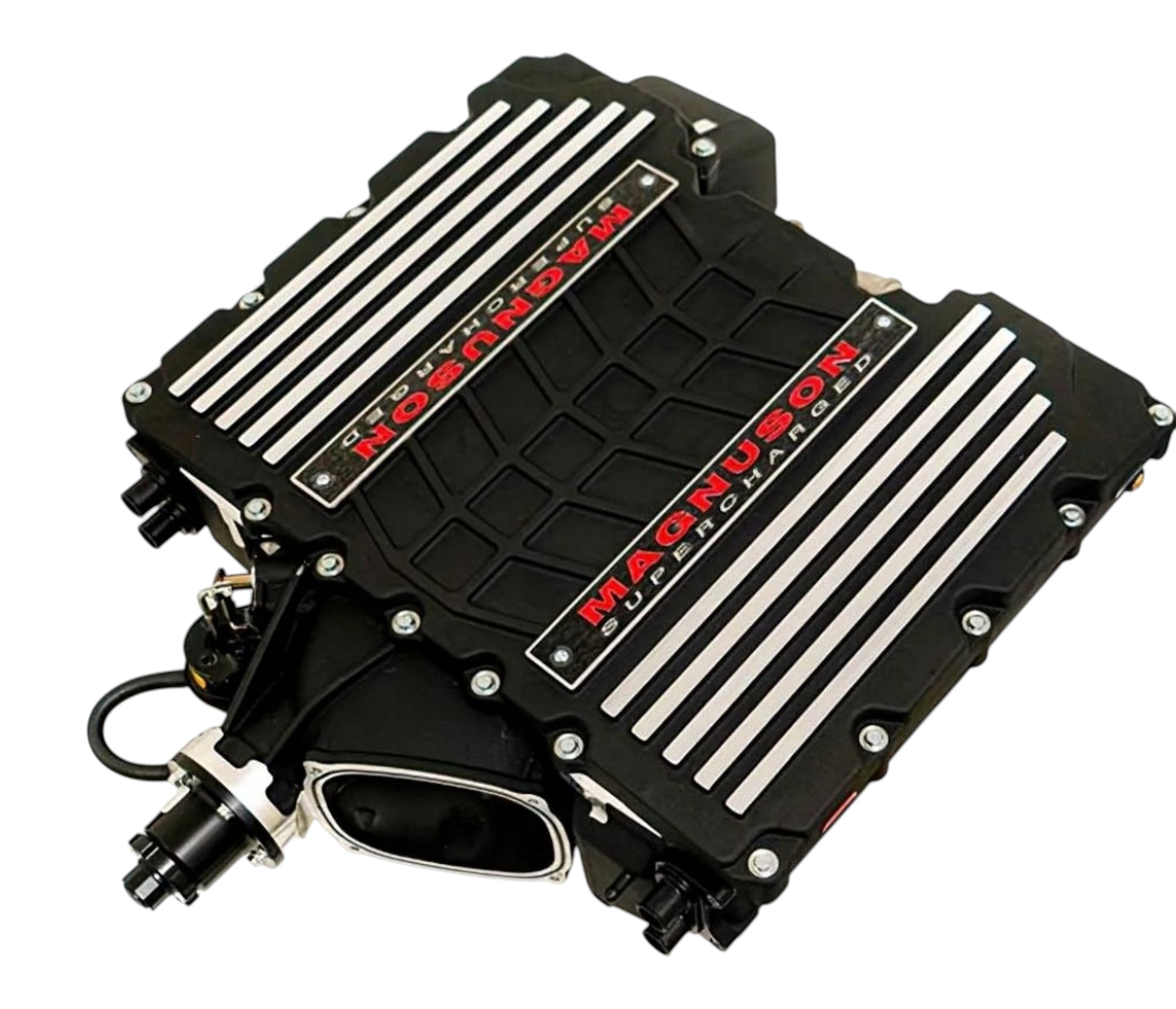 ICT Billet Magnuson 2650 Hot Rod supercharger for LT Corvette engines featuring a black finish and high-helix rotors.