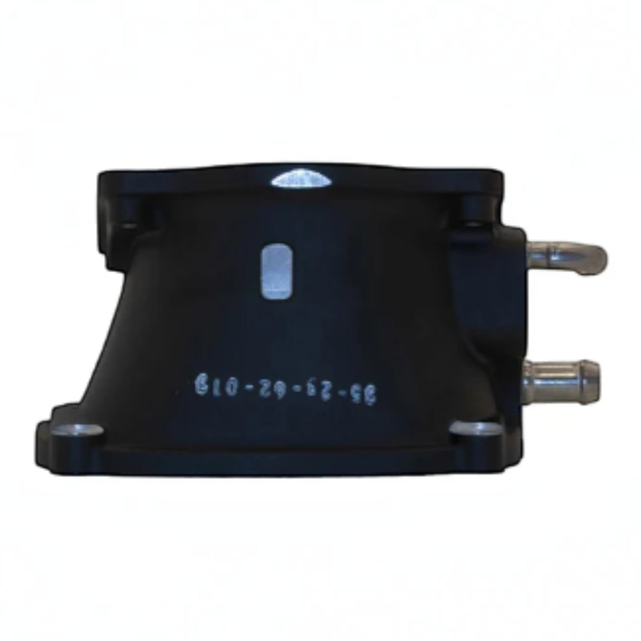 ICT Billet black 92mm throttle body inlet for Magnuson 2650 supercharger kits with integrated metal barbs