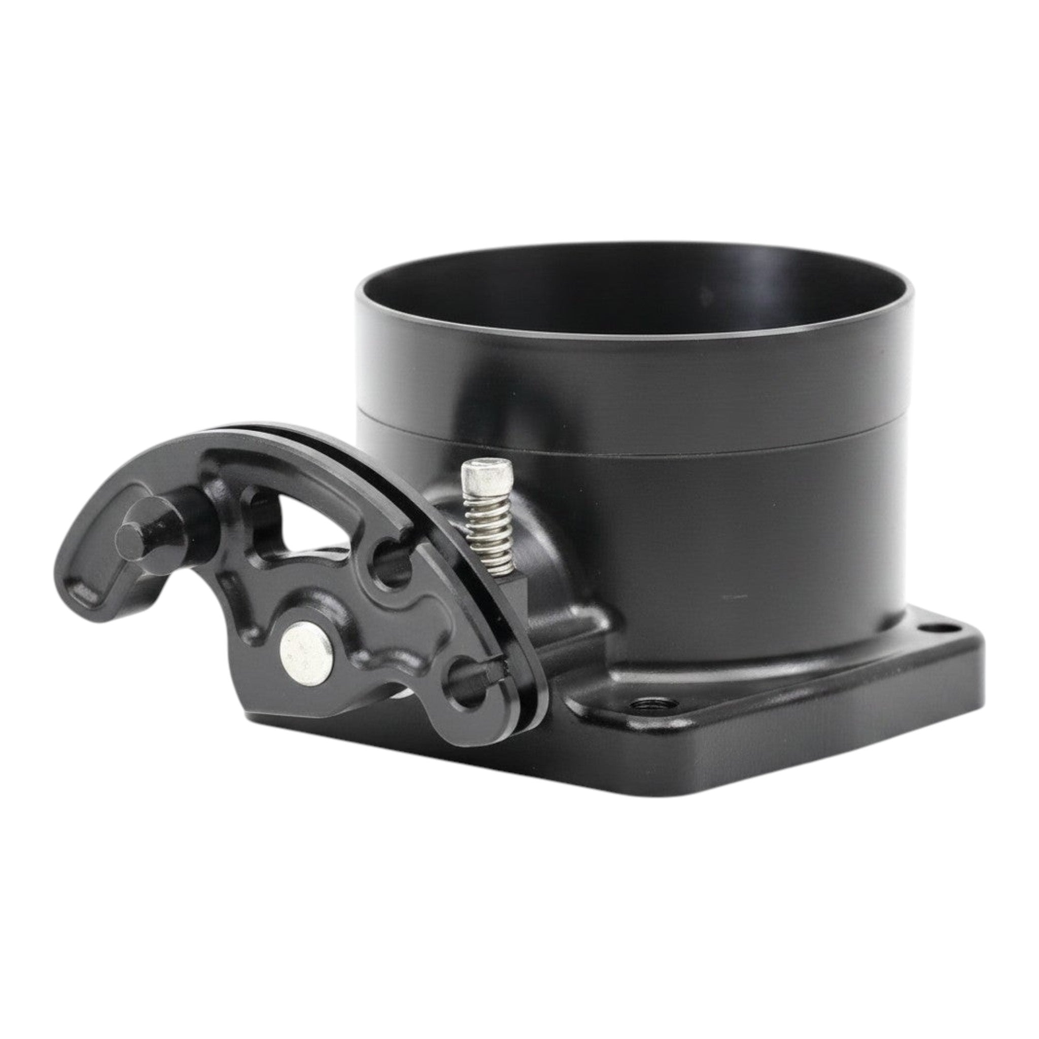 ICT Billet Nick Williams 92mm black anodized billet aluminum cable-driven throttle body for GM LS engines